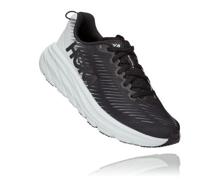 Hoka One One Rincon 3 Mulher - Tenis Caminhada Pretas / Branco | PT-DpPT4wQ